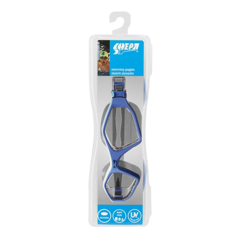 Shepa 3100 Swimming Goggles Blue B8D34 In preparation Your Sports Performance