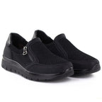 Women's comfortable black textile shoes Unisoft 9026 To be categorized Your Sports Performance