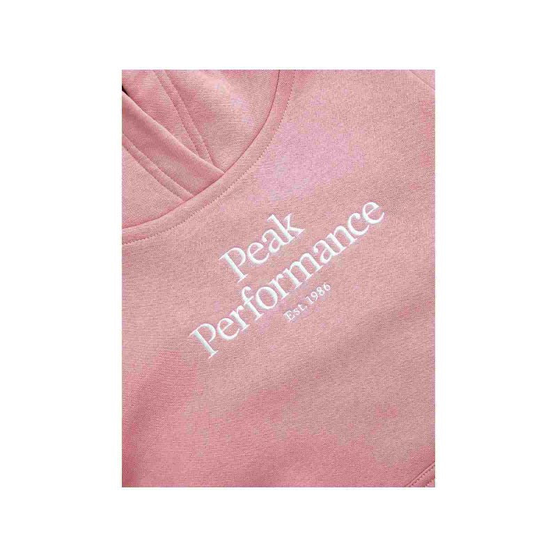 PEAK PERFORMANCE Jr Original Small Logo Hood Pink
