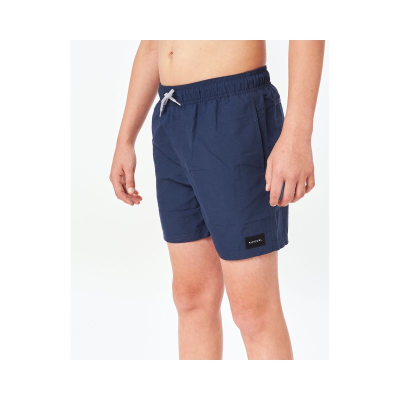 RIP CURL Offset Volley Shorts - Boy - Navy Blue Rip Curl