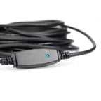 USB 3.0 SuperSpeed Extension Cable 20m Type USB A/USB AM/F Active Black 20m Kable i adaptery/Kable USB Your Sports Performance