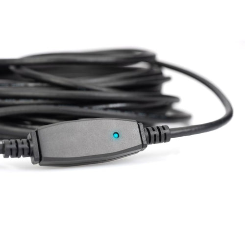USB 3.0 SuperSpeed Extension Cable 20m Type USB A/USB AM/F Active Black 20m Kable i adaptery/Kable USB Your Sports Performance