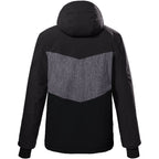 Killtec KSW 45 Men's Zip-Up Ski Jacket with Detachable Hood, Gray/Black (38699/238) In preparation Your Sports Performance