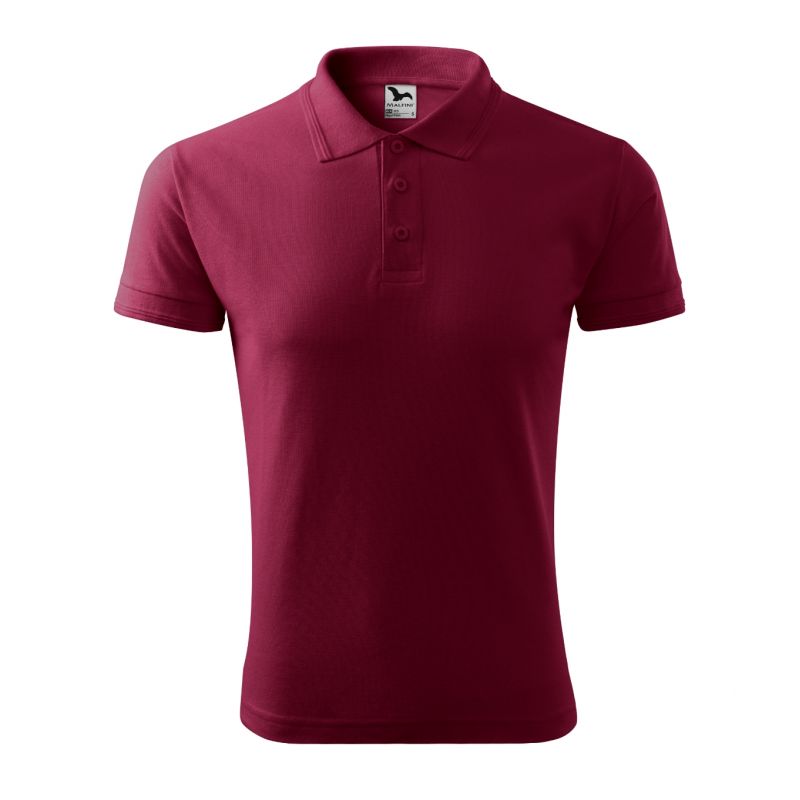 Men's Pique Polo Shirt (garnet) Clothing/Lifestyle/T-shirts/Malfini/Polo Your Sports Performance