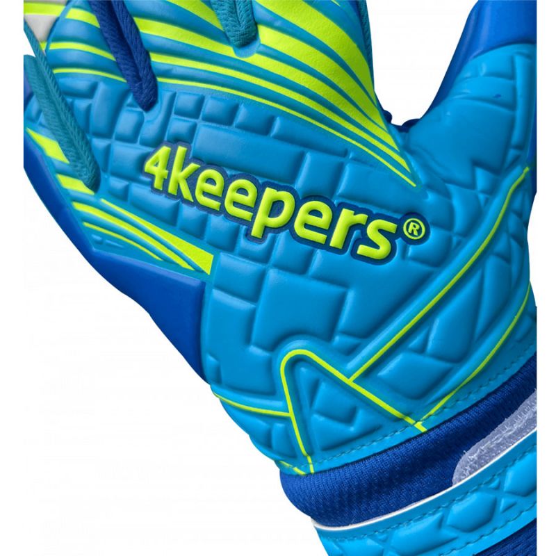 4Keepers Soft Azur NC Jr S929233 goalkeeper gloves Accessories/Gloves/4keepers Your Sports Performance