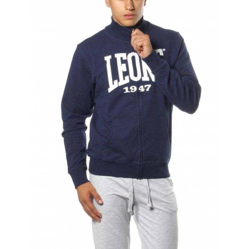Men's sweatshirt LEONE LSM314/S16 navy blue "M" In preparation Your Sports Performance