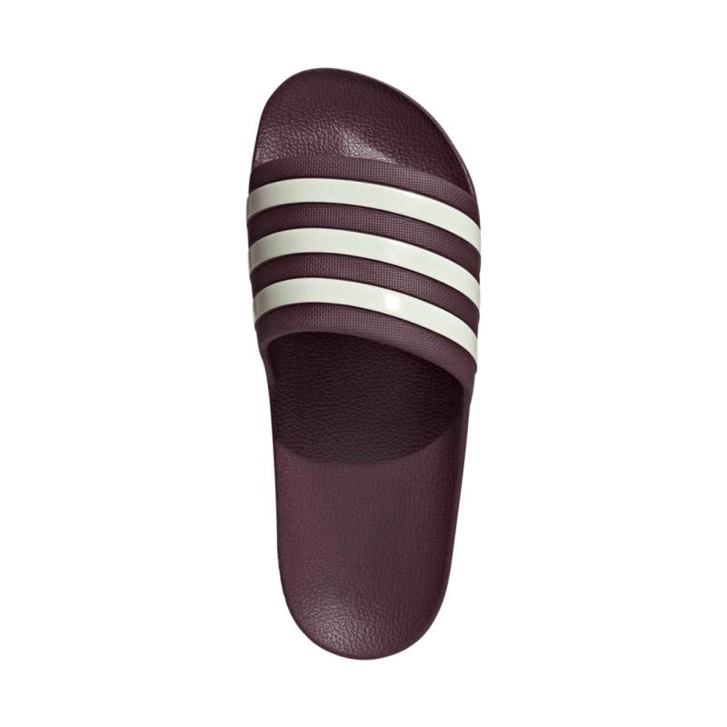 Adidas Adilette Aqua Burgundy Flip-Flops KJ7353