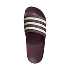 Adidas Adilette Aqua Burgundy Flip-Flops KJ7353