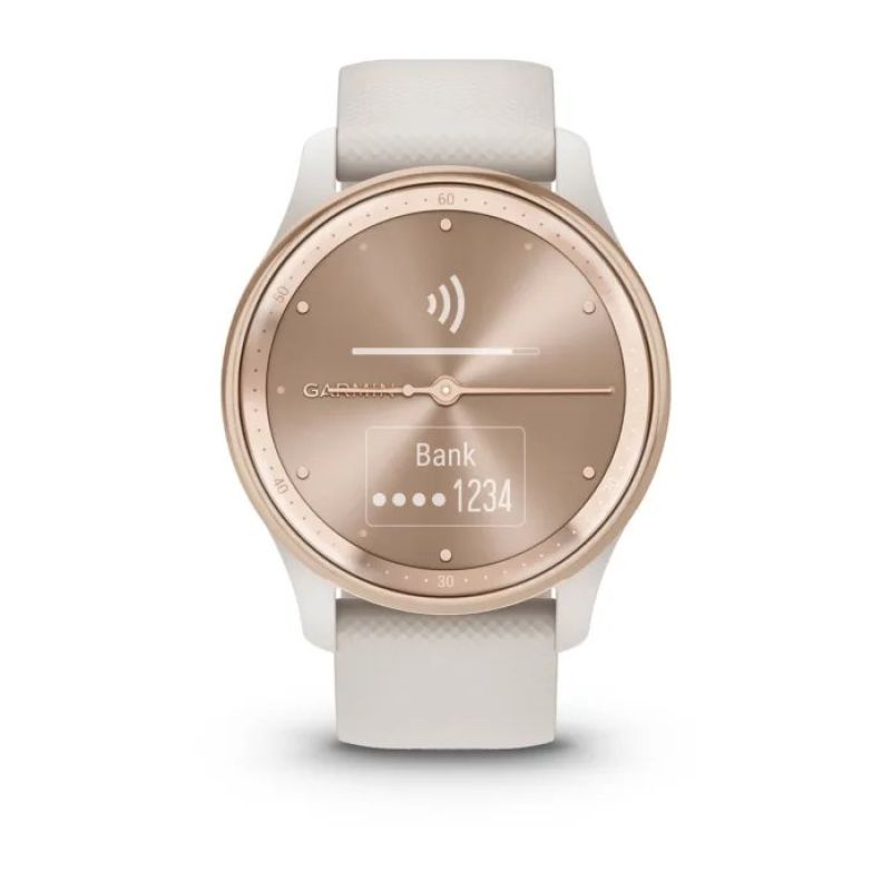 Garmin Vivomove Trend White Sports Watch Akcesoria sportowe i turystyczne/Zegarki sportowe Your Sports Performance
