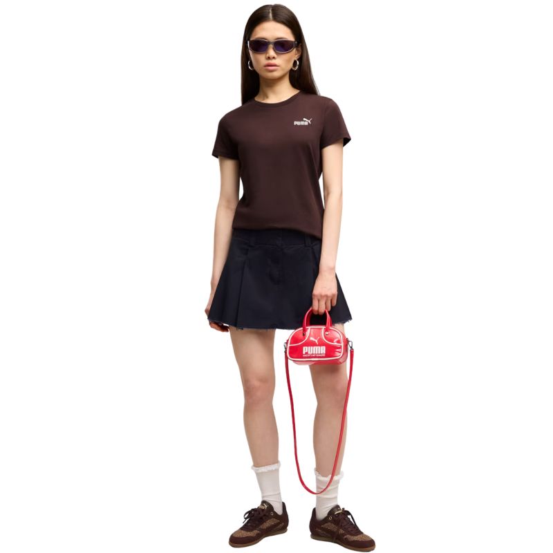 Puma Women's ESS Small No. 1 Logo Tee(s) Dark Brown 682373 33
