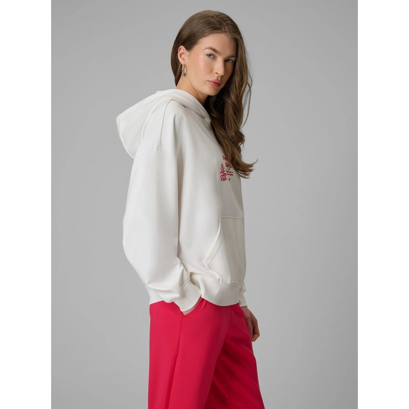 Women's loose sweatshirt with hood 4F 4FRSS26TSWSF2836-11S 4f