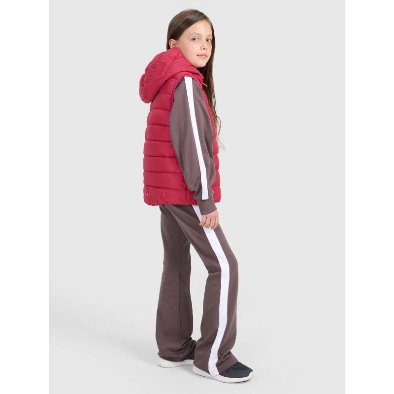 Girls' down vest with synthetic filling 4F 4FJRAW25TVJAF322-54S *Kategoria tymczasowa Your Sports Performance