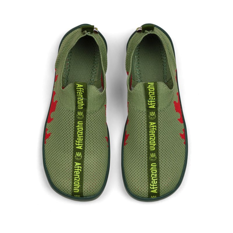 Affenzahn Flinky Dragon knitted barefoot slippers (01397-20110)