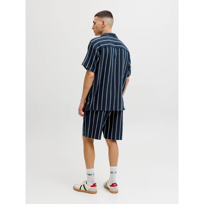 Jack&Jones men's striped shorts JPSTJAIDEN COBA STRIPE JOG SHORTS REG SN 12274413 SKY CAPTAIN/STRIPES Jack&Jones