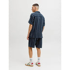 Jack&Jones men's striped shorts JPSTJAIDEN COBA STRIPE JOG SHORTS REG SN 12274413 SKY CAPTAIN/STRIPES Jack&Jones