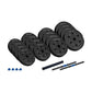 Bituminous adjustable dumbbells with connector 2x15kg REBEL ACTIVE In preparation Your Sports Performance