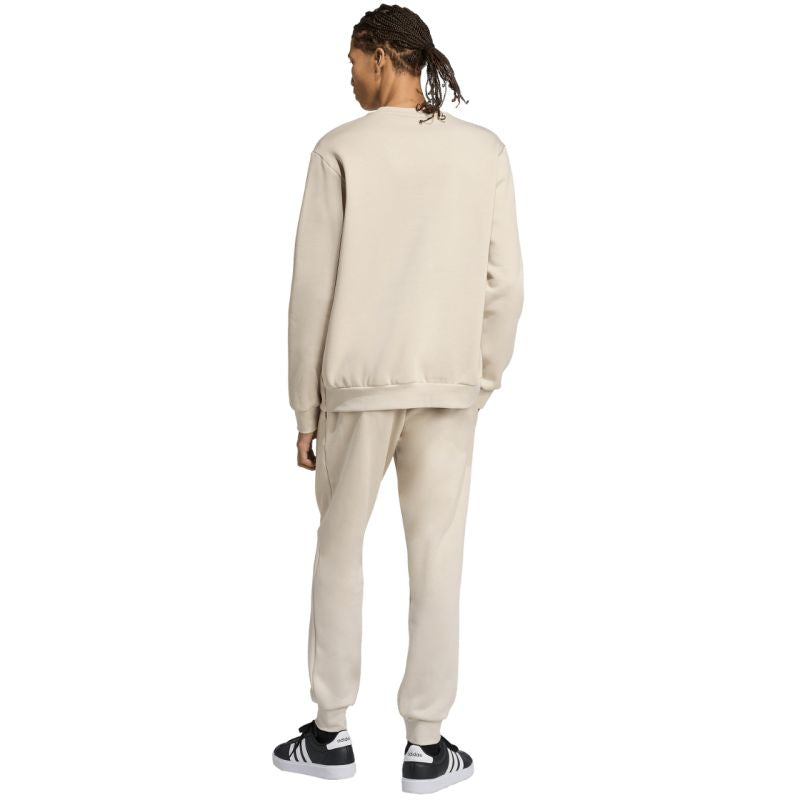 Men's adidas Sportswear Big Logo Fleece Colorblock Tracksuit Beige JX5572 In preparation Adidas