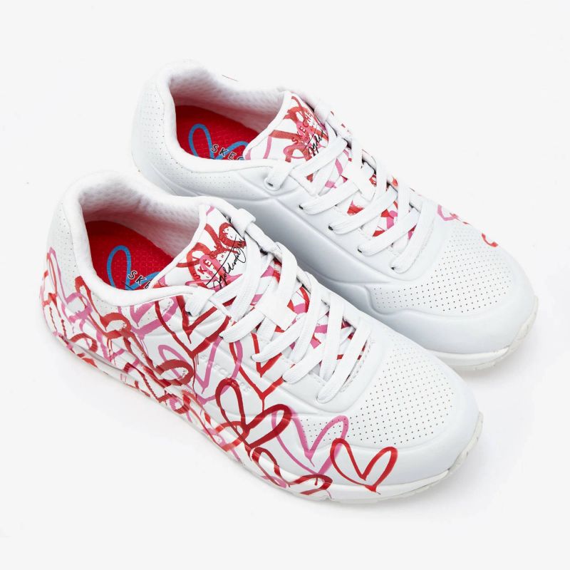 Skechers X Jgoldcrown Uno-Spread The Love W 155507-WRPK shoes Footwear/Lifestyle/Skechers Skechers