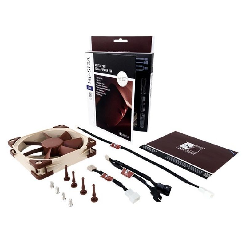 NOCTUA 120mm fan from 10.7 dBA, 300-1200 RPM Chłodzenie/Chłodzenie - wentylatory Your Sports Performance