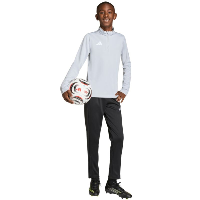 adidas Entrada 26 Training Top light gray kids sweatshirt JZ6637