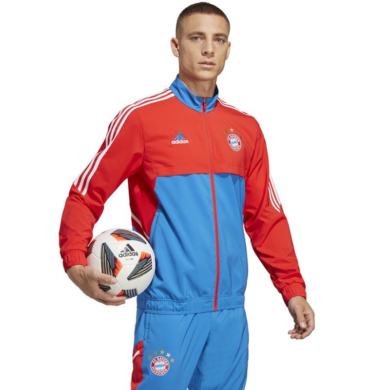 Sweatshirt adidas FC Bayern Pre Jacket M HU1274 Clothing/Football Adidas