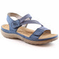 Comfortable Rieker W RKR587 blue sandals Footwear/Lifestyle/Rieker Your Sports Performance