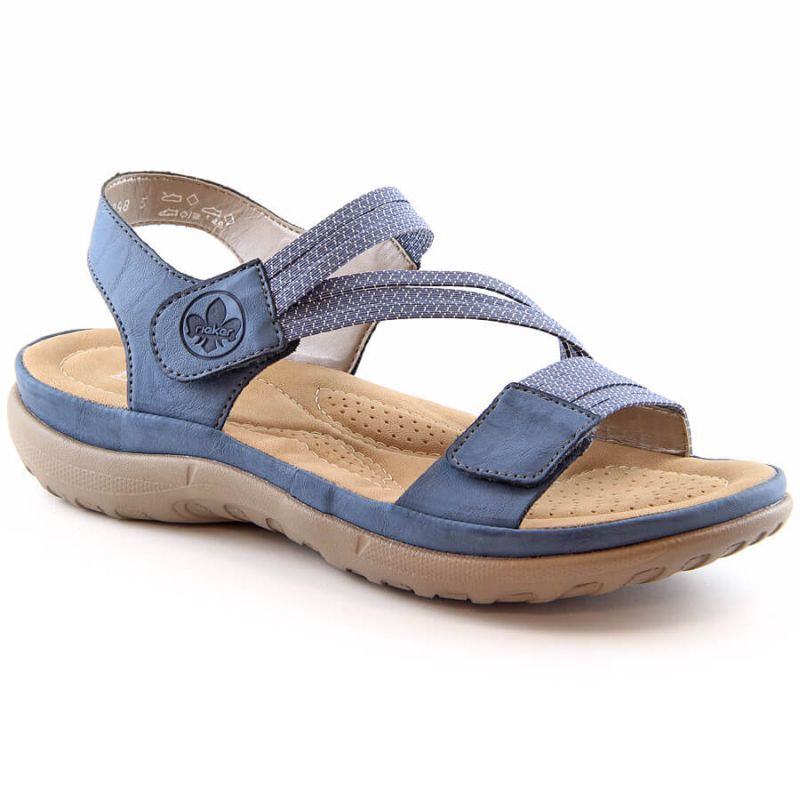 Comfortable Rieker W RKR587 blue sandals Footwear/Lifestyle/Rieker Your Sports Performance
