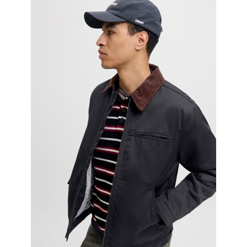 Jack&Jones pilot jacket JORNORREBRO WORKER JACKET 12282903 BLACK/CORDUROY C To be categorized Your Sports Performance
