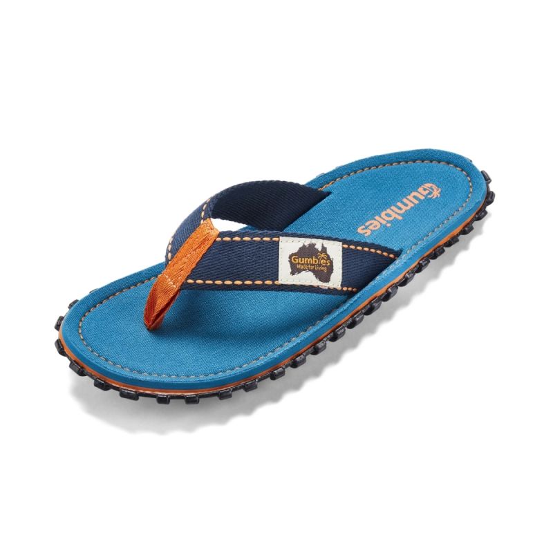 Gumbies unisex flip-flops ISLANDER FLIP-FLOP TRICOLOR BLUE