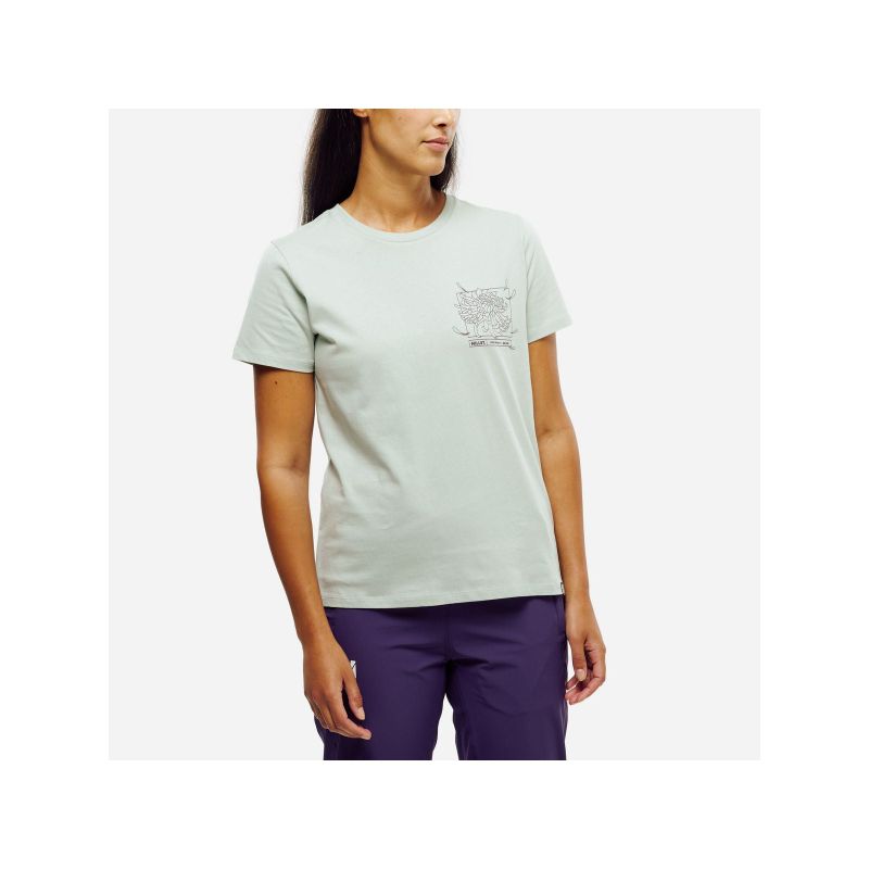 MILLET Cimaï Collab Ts Ss W Women's T-Shirt Pastel Green