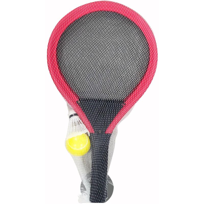 SET OF 2 RACKETS, SHUTTLE, BALL FOR TENNIS AND BADMINTON ENERO TOYS Accessories Your Sports Performance