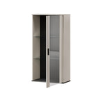 Hanging display cabinet S2 SOHO 60x29x112 cashmere+black Bufety i witryny/Bufety i witryny na drewnianej podstawie Your Sports Performance