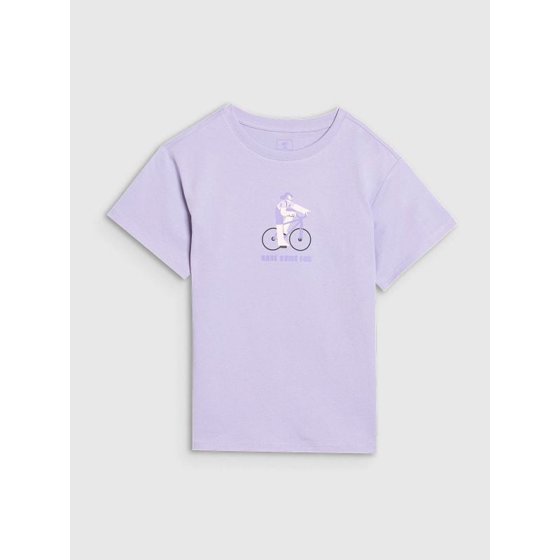 Girls' printed t-shirt 4F4FJRSS25TTSHF2645-52S *Kategoria tymczasowa Your Sports Performance