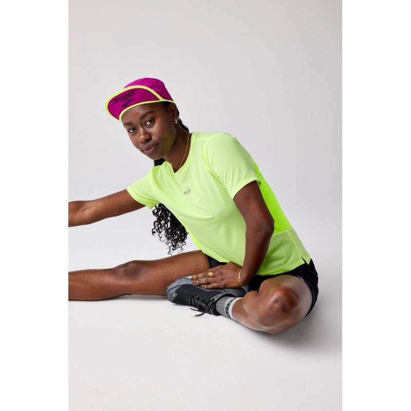 High Point Women's Short Sleeve 2.0 Running Shirt Olive Import z Brooks/Brooks/Koszulki Your Sports Performance