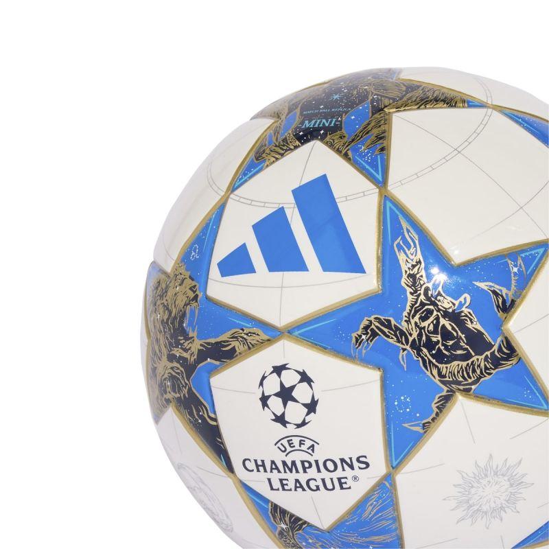 adidas UCL Mini 25/26 League Stage Football White, Blue, and Gold JP1544 Accessories/Balls/Football/Champions League 2025 Adidas
