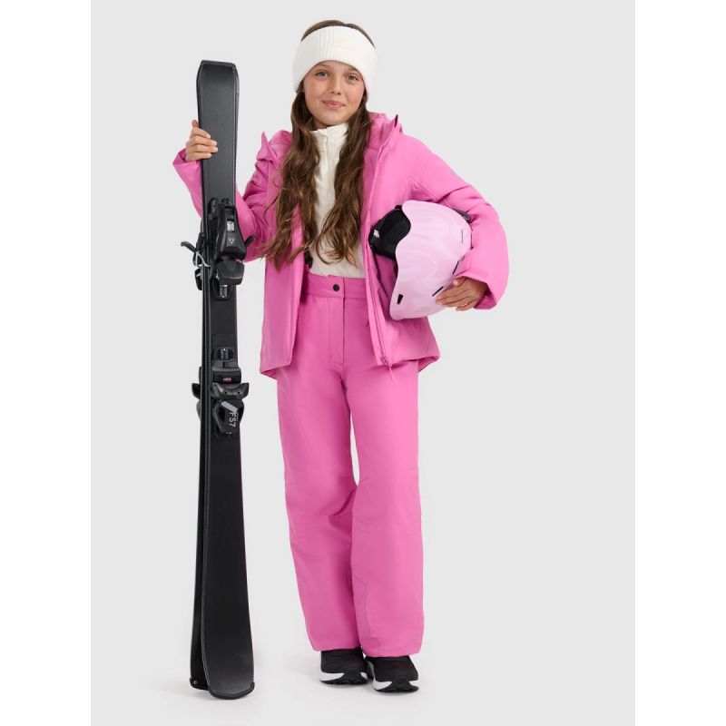 Girls' thermal fleece underwear (top) 4F 4FJRAW25UFLEF070-11S *Kategoria tymczasowa Your Sports Performance