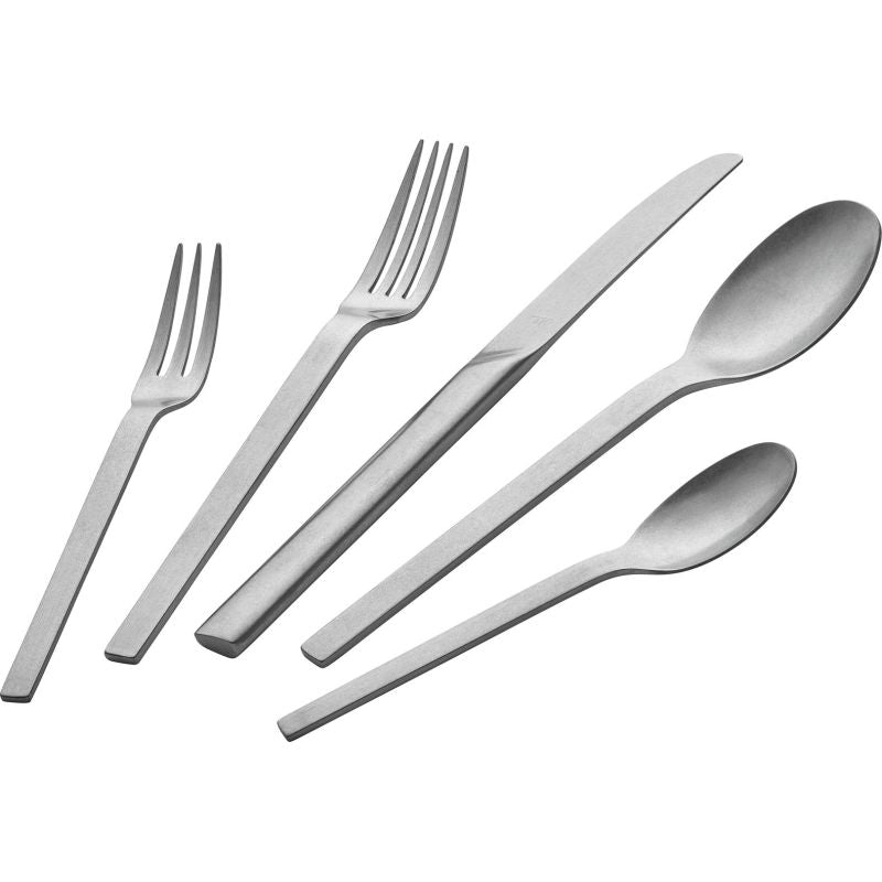 ZWILLING MINIMALE 68-Piece Matte Cutlery Set - Silver AGD - Produkty/Sztućce i przybory kuchenne Your Sports Performance