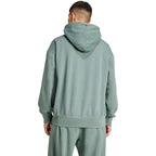 Men's adidas sweatshirt A SZN W FL HD green JL6538 In preparation Adidas