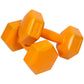 EB FIT composite dumbbell set 2x2kg orange 1027029 Accessories/Training equipment Your Sports Performance