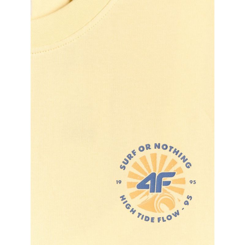 Men's regular printed T-shirt 4F 4FRSS26TTSHM4293-73S
