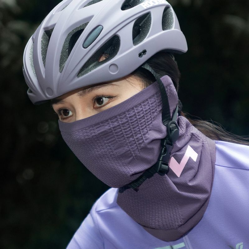 Rockbros LFA23 TVI Women's Knitted Bicycle Neck Warmer - Purple