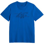 Men's 4F M3573 T-shirt, blue, 4FWAW26TTSHM3573 33S