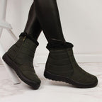 Waterproof snow boots with zipper NEWS W EVE181D khaki Footwear/Outdoor/News Your Sports Performance