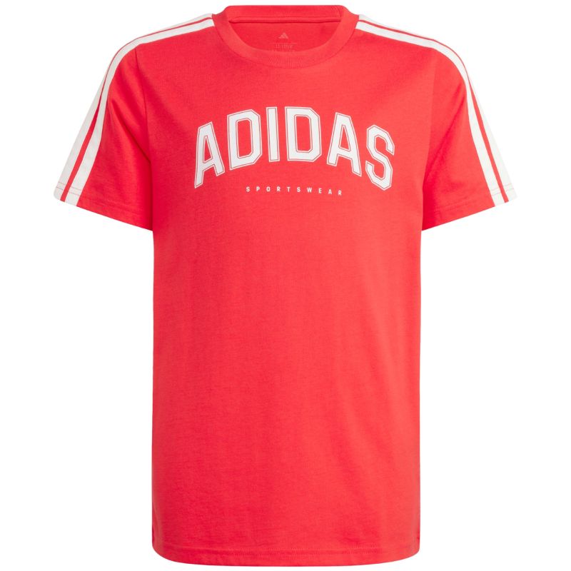adidas Codes Collegiate Graphic Kids' T-Shirt Red JI6673