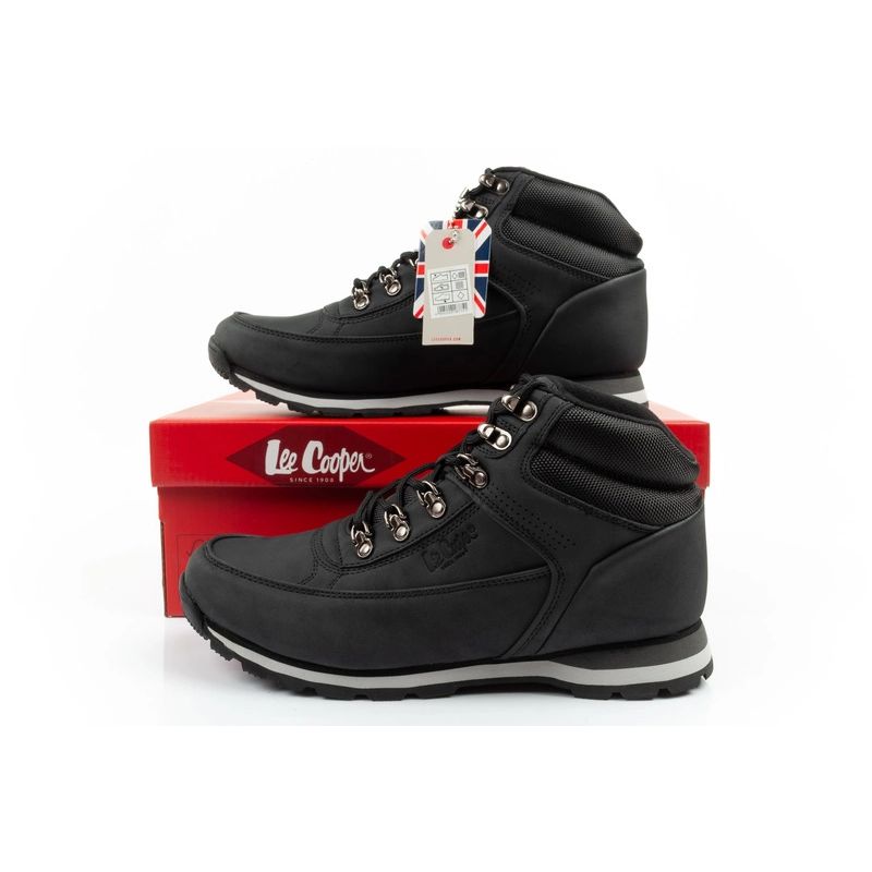 Lee Cooper men's winter hiking ankle boots black In preparation Your Sports Performance