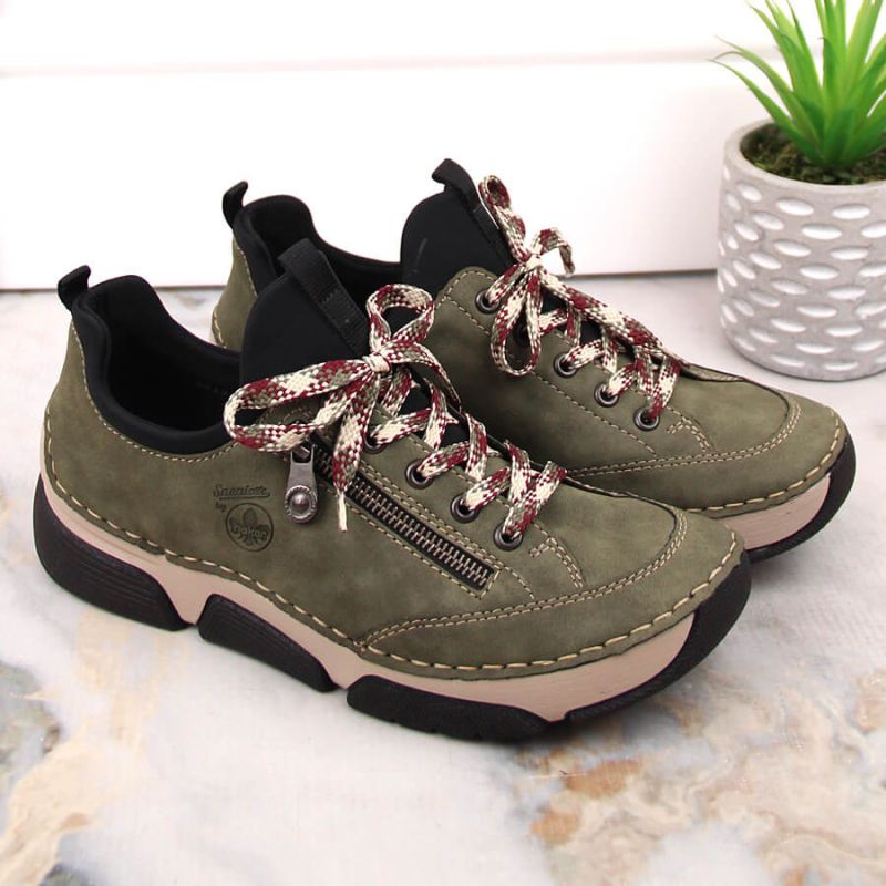 Comfortable Rieker W RKR610 green shoes Footwear/Lifestyle/Rieker Your Sports Performance
