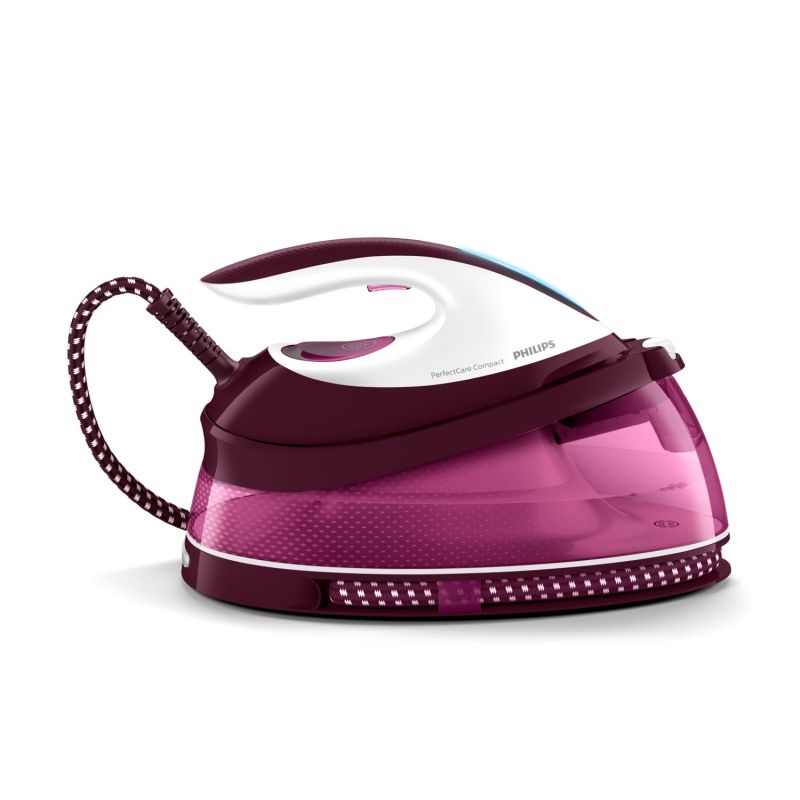 Philips GC7842/40 Steam Station 2400 W 1.5 L SteamGlide Plus Soleplate Purple, White AGD - Produkty/Żelazka i generatory pary Your Sports Performance