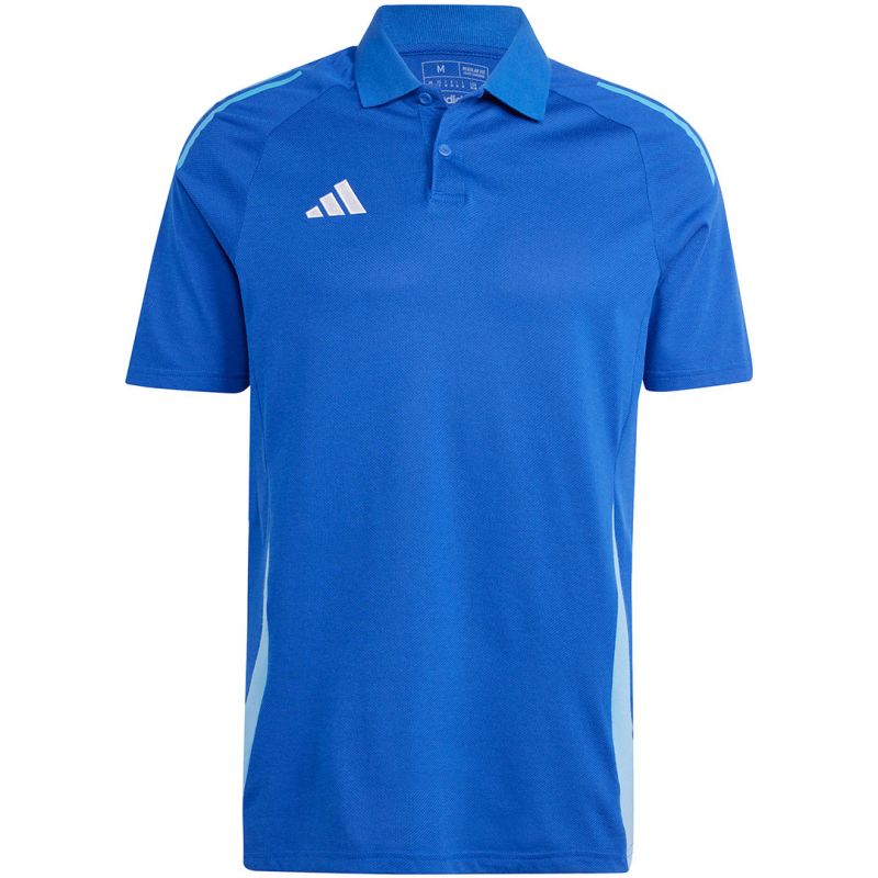 Adidas Tiro 24 Competition Polo men's T-shirt, blue IR7566 Clothing/Football Adidas