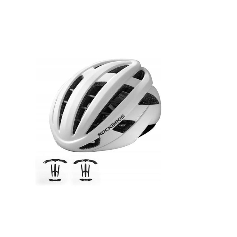 Rockbros bike helmet 10110039007 white L (58-62) Rockbros/Odzież Rowerowa/Kaski Your Sports Performance