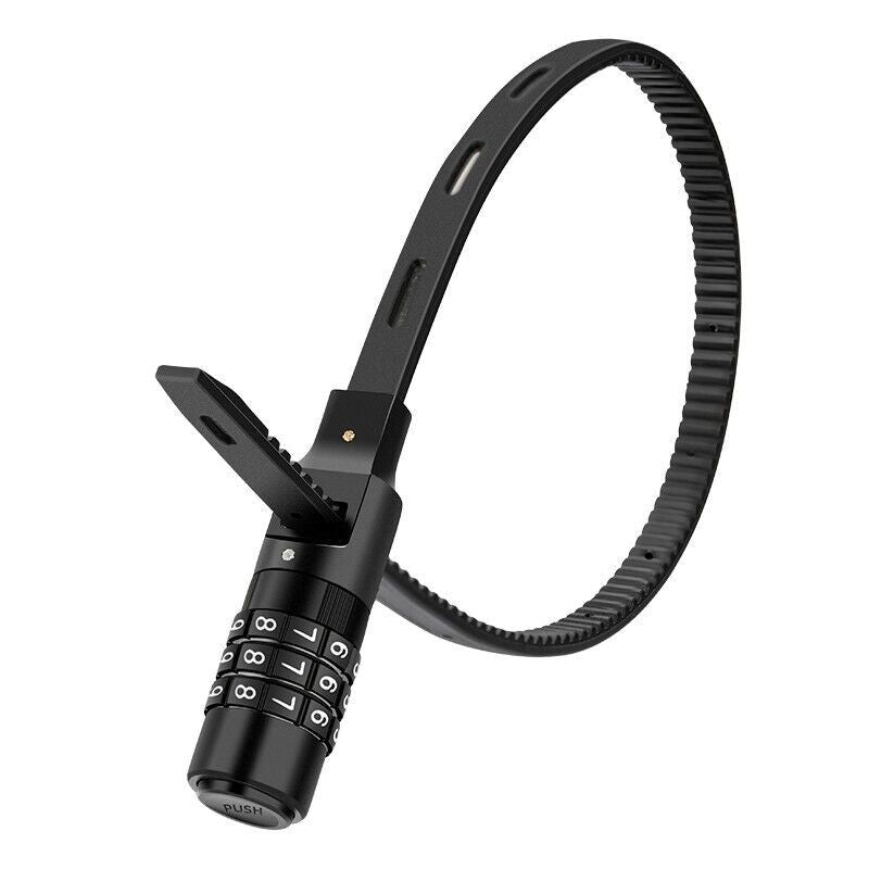 Rockbors bike lock 3240001001 black Rockbros/Akcesoria Rowerowe/Zapięcia Your Sports Performance